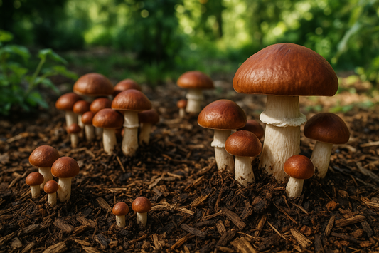 How to Grow Wine Cap Mushrooms Outdoors at Home