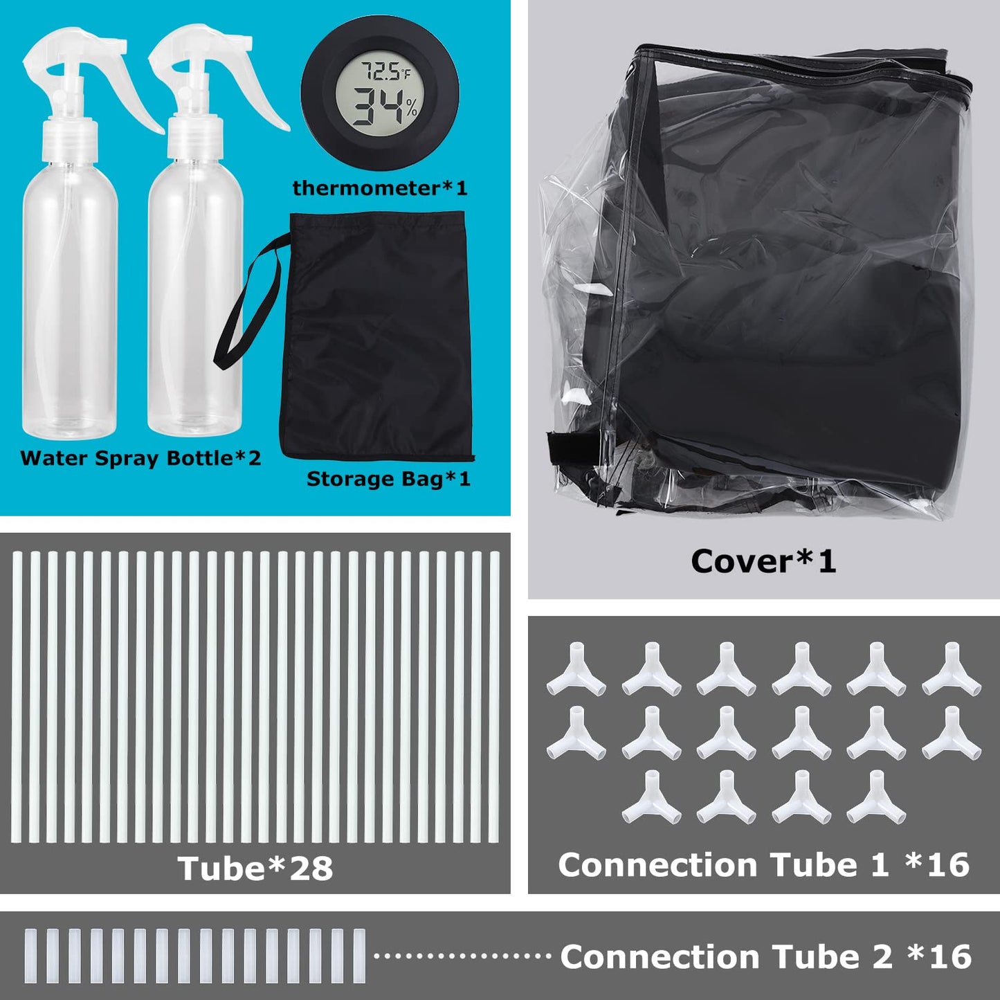 Large Mushroom Grow Tent Kit