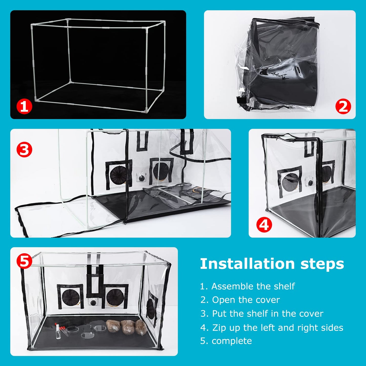 Large Mushroom Grow Tent Kit