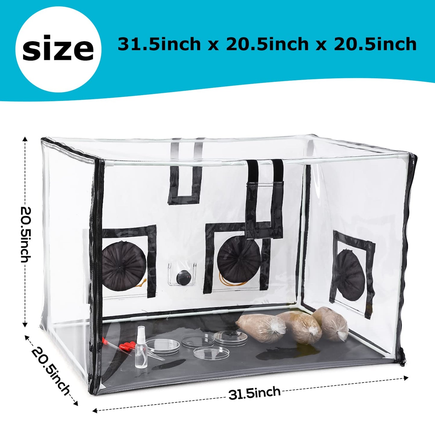 Large Mushroom Grow Tent Kit