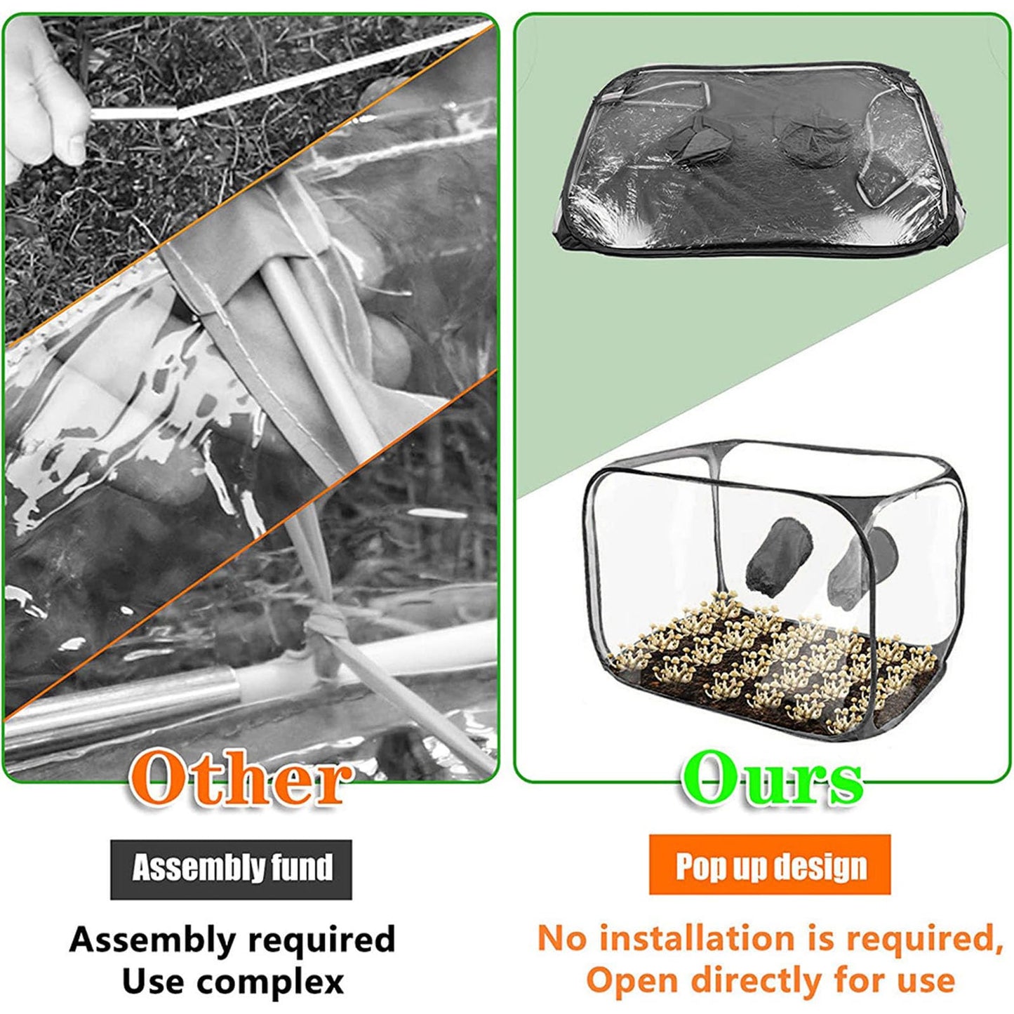 Portable Mushroom Grow Tent Kit