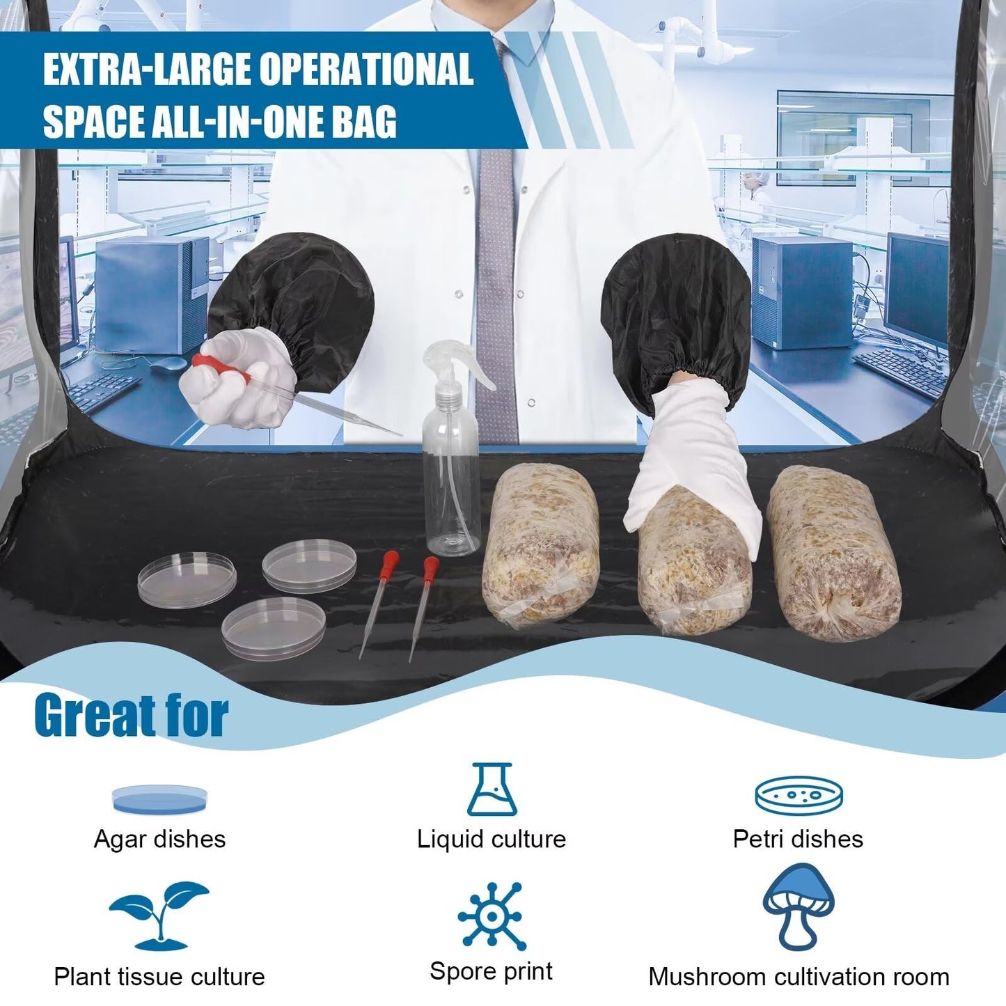 Large Mushroom Grow Tent Box