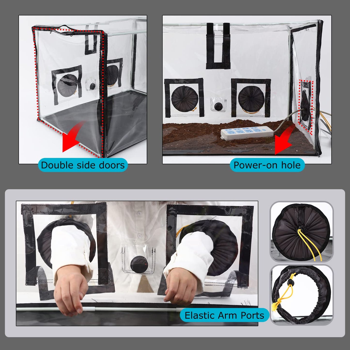Large Mushroom Grow Tent Kit