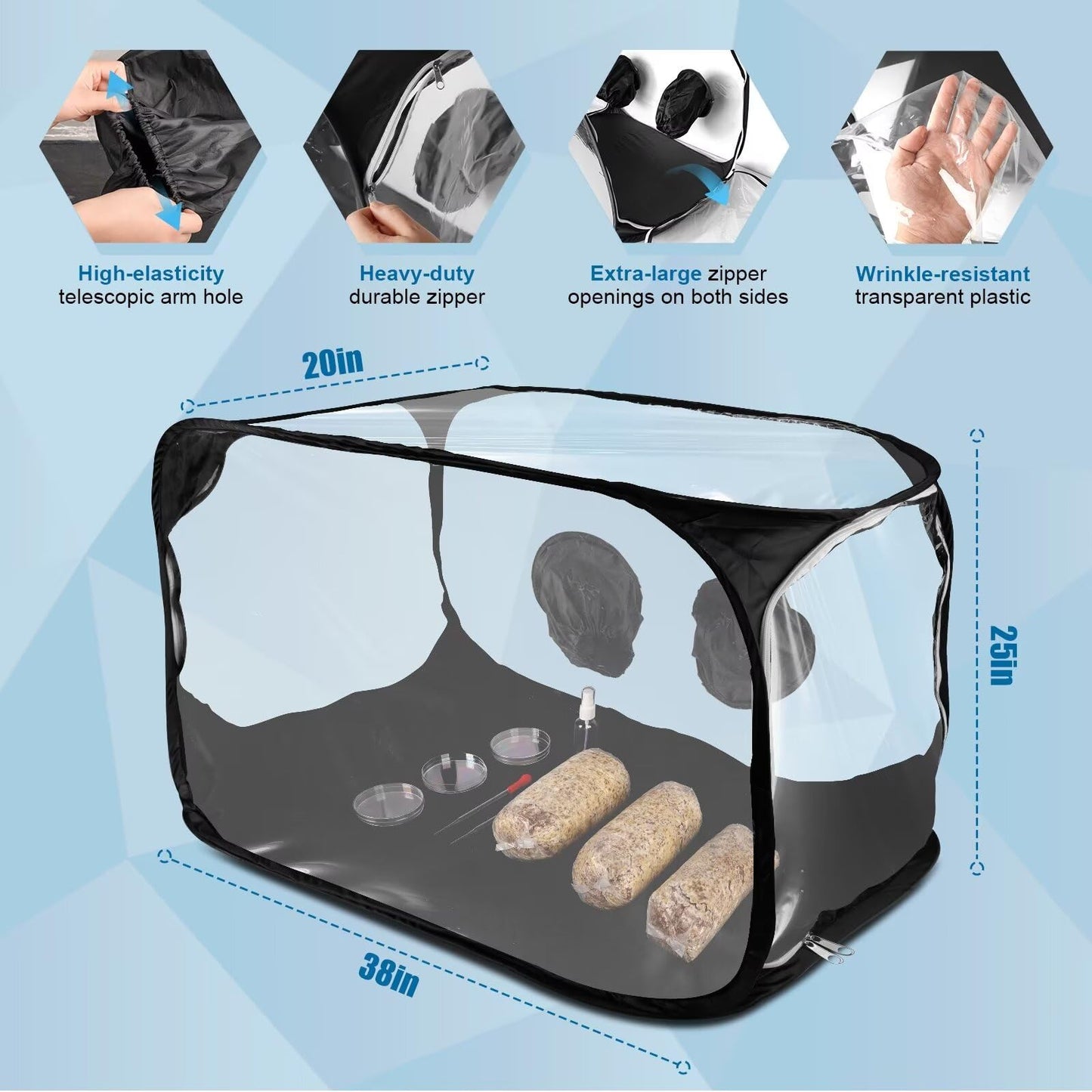 Large Mushroom Grow Tent Box
