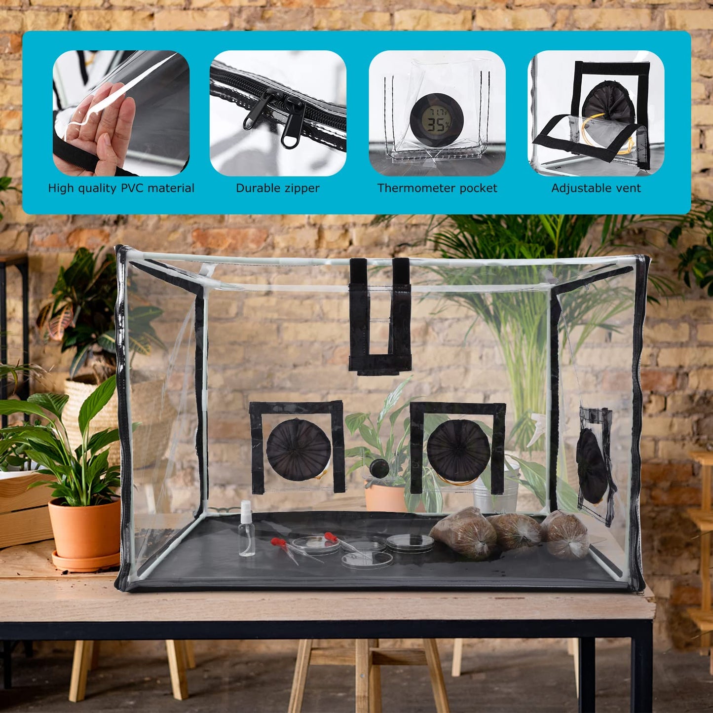 Large Mushroom Grow Tent Kit