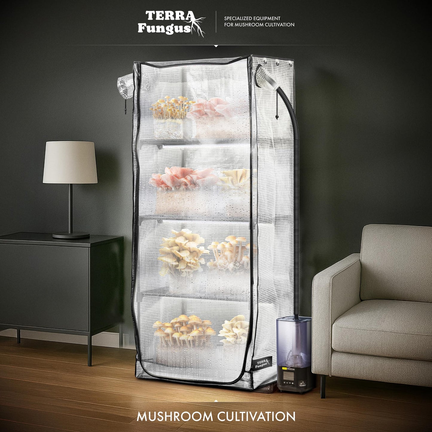 Mushroom Grow Tent with Light