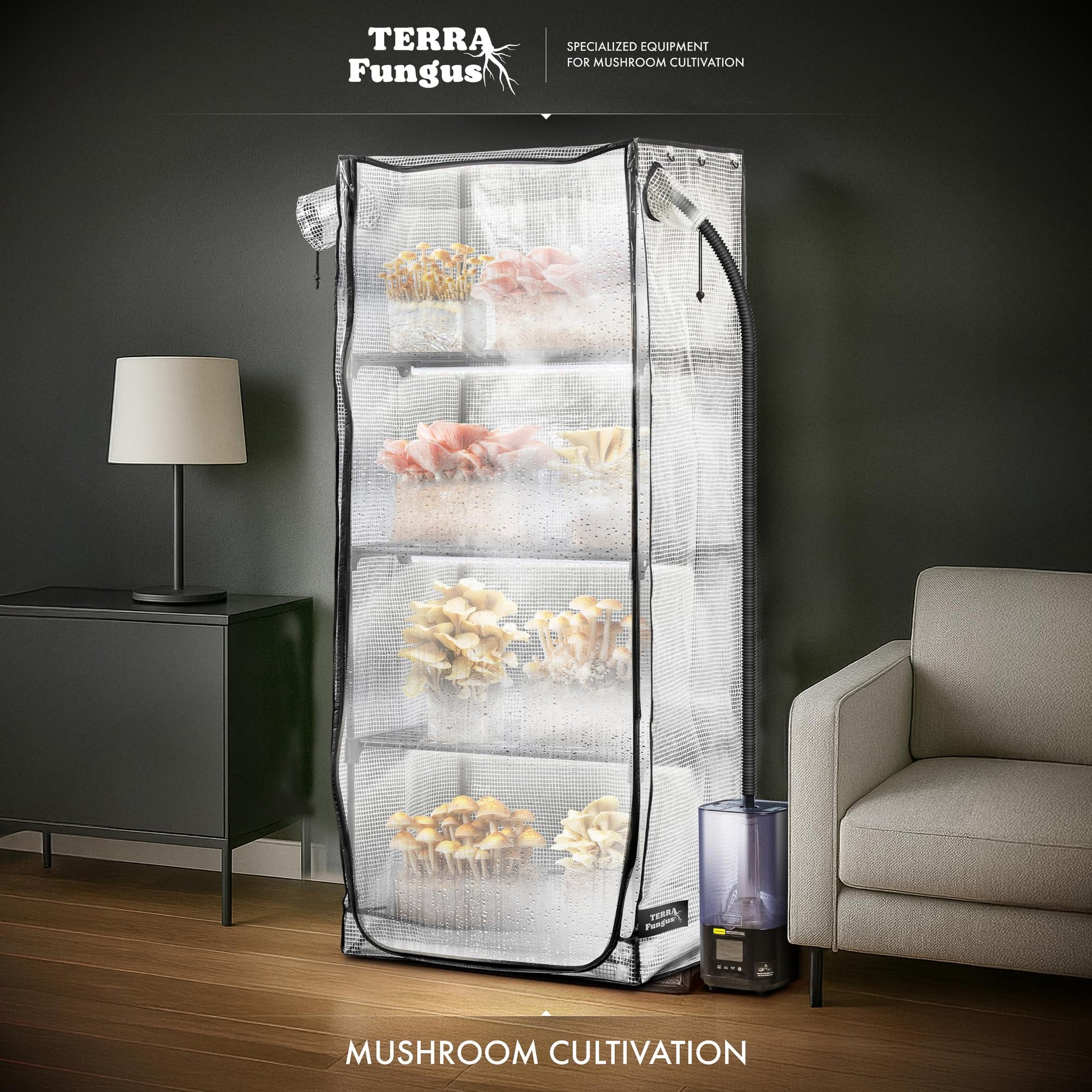 Mushroom Grow Tent with Light